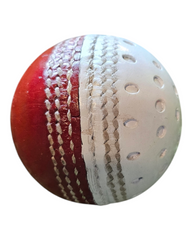 Red White Reverse Swing Cricket Ball