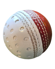 Red White Reverse Swing Cricket Ball