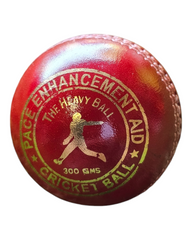 Pace Enhancement Aid Cricket Ball – 300 GM Red Leather Training Ball