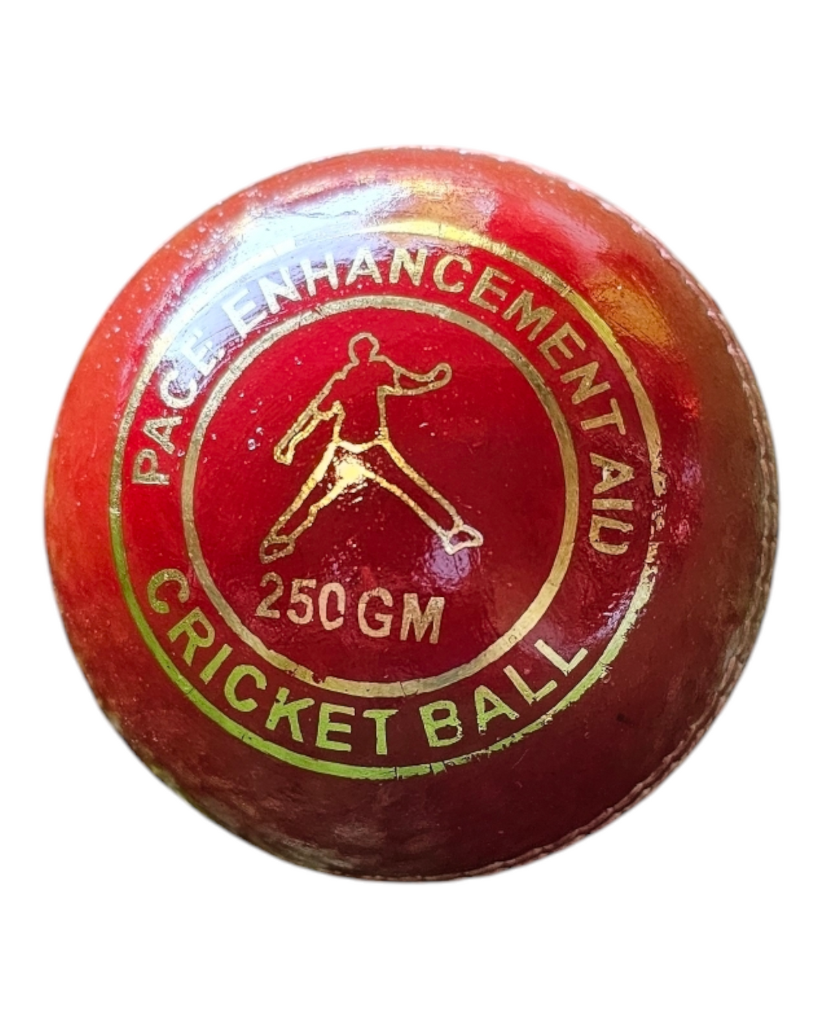 Pace Enhancement Aid Cricket Ball – 250 GM Red Leather Training Ball