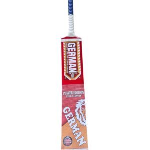 German Red Coconut Cricket Bat - Bold Style, Unmatched Power for Tape Ball Cricket