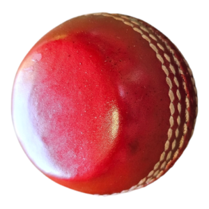 Seam Training Cricket Ball Flat Red Leather Wind Ball for Seniors & Juniors