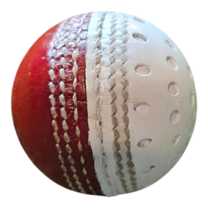 Red White Reverse Swing Cricket Ball