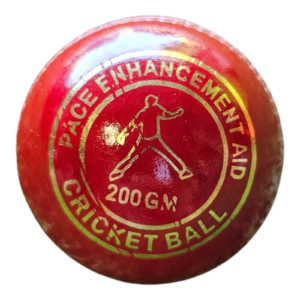 Pace Enhancement Aid Cricket Ball 200 GM Red Leather Training Ball