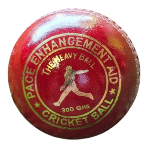 Pace Enhancement Aid Cricket Ball 300 GM Red Leather Training Ball