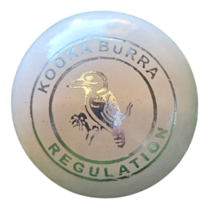 Kookaburra Regulation White Leather Cricket Ball (156gm)