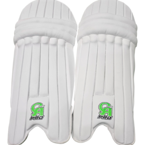 CA Pro Batting Pads for KID Lightweight Professional Cricket Leg Guards (White Edition)