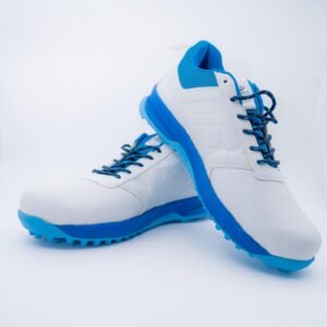 Shoes - Cricket Shoes for Kids / Youth / Men - Fluro Blue - White