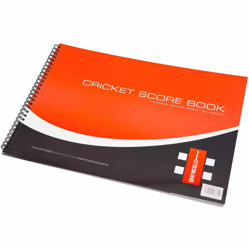 Official 112 Innings Cricket Scorebook – Cricket Sports Shop